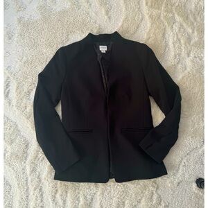 J Crew Factory black blazer size 00 NWOT